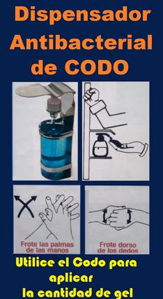 Dispensador de gel de codo
